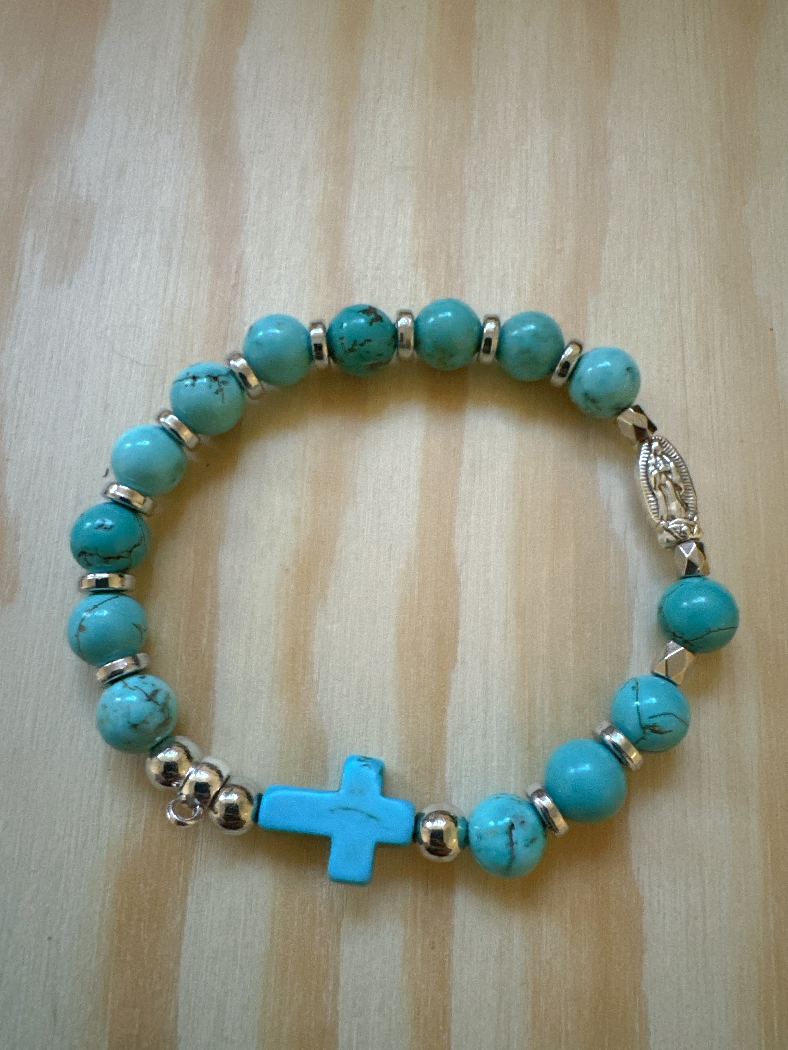 Turquoise Rosary Bracelet
