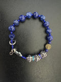 Blue Lapis Lazuli Rosary Bracelet