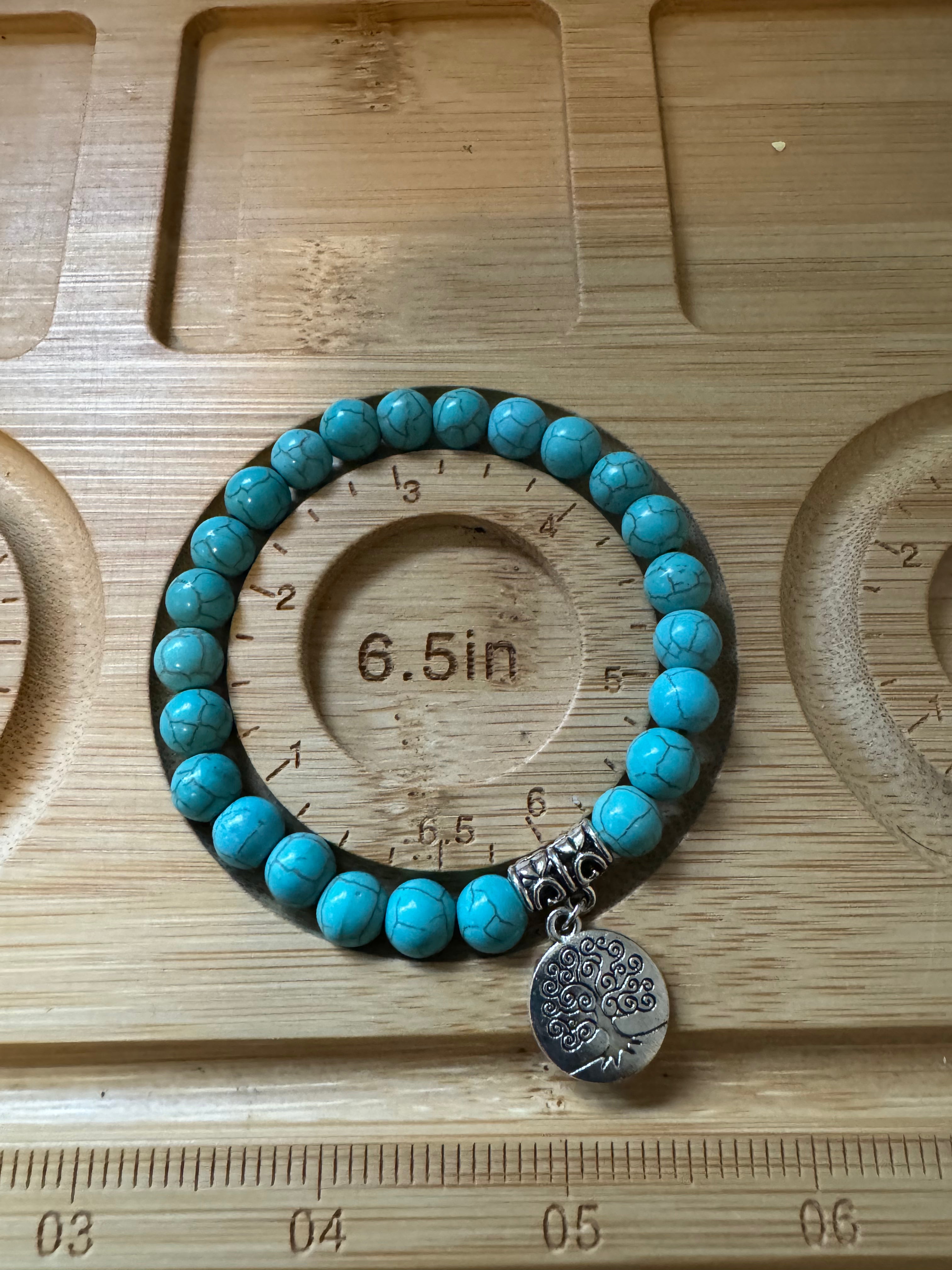 Tree of Life Turquoise Bracelet