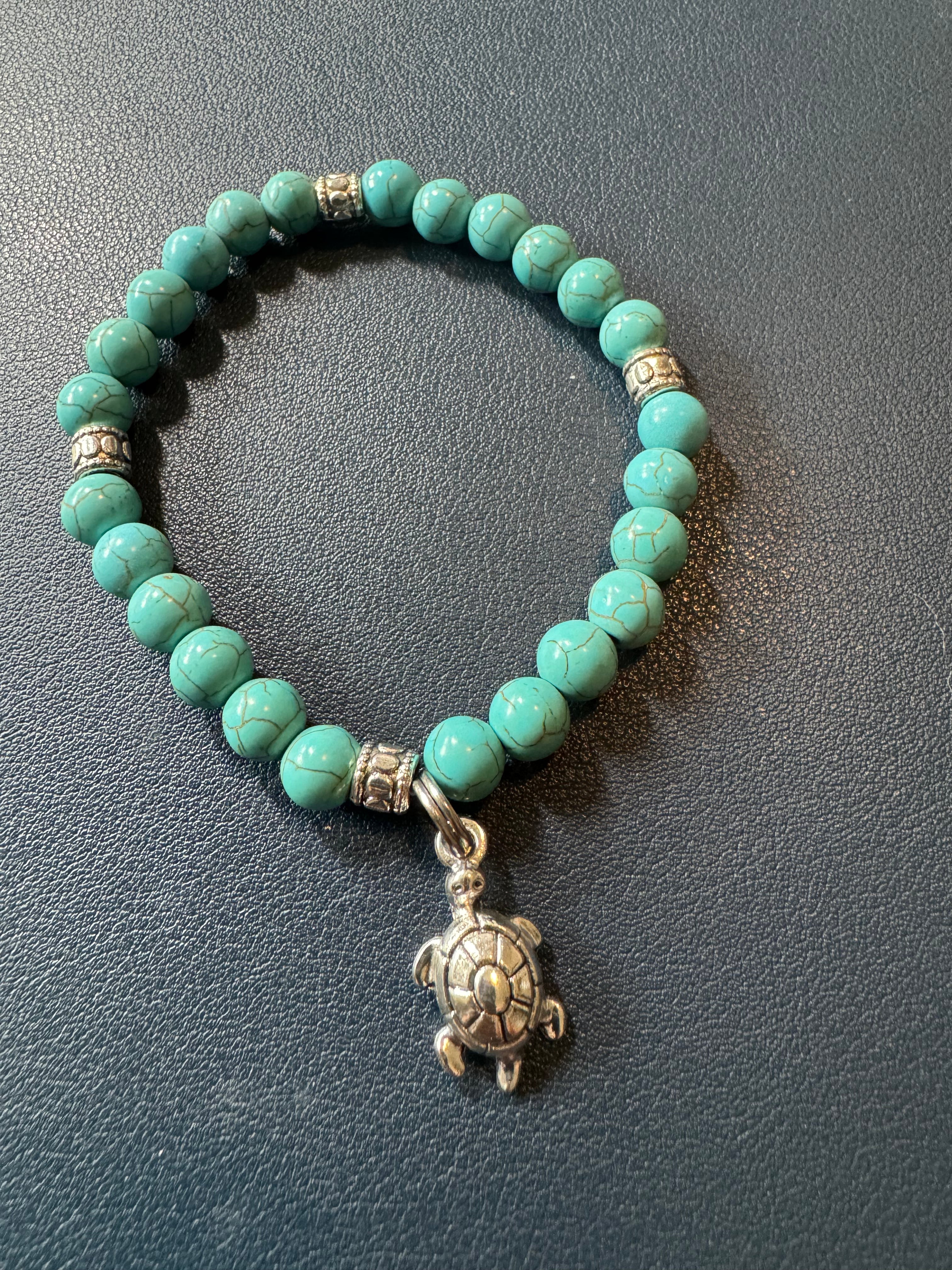 The Immortality Tortoise Turquoise Bracelet
