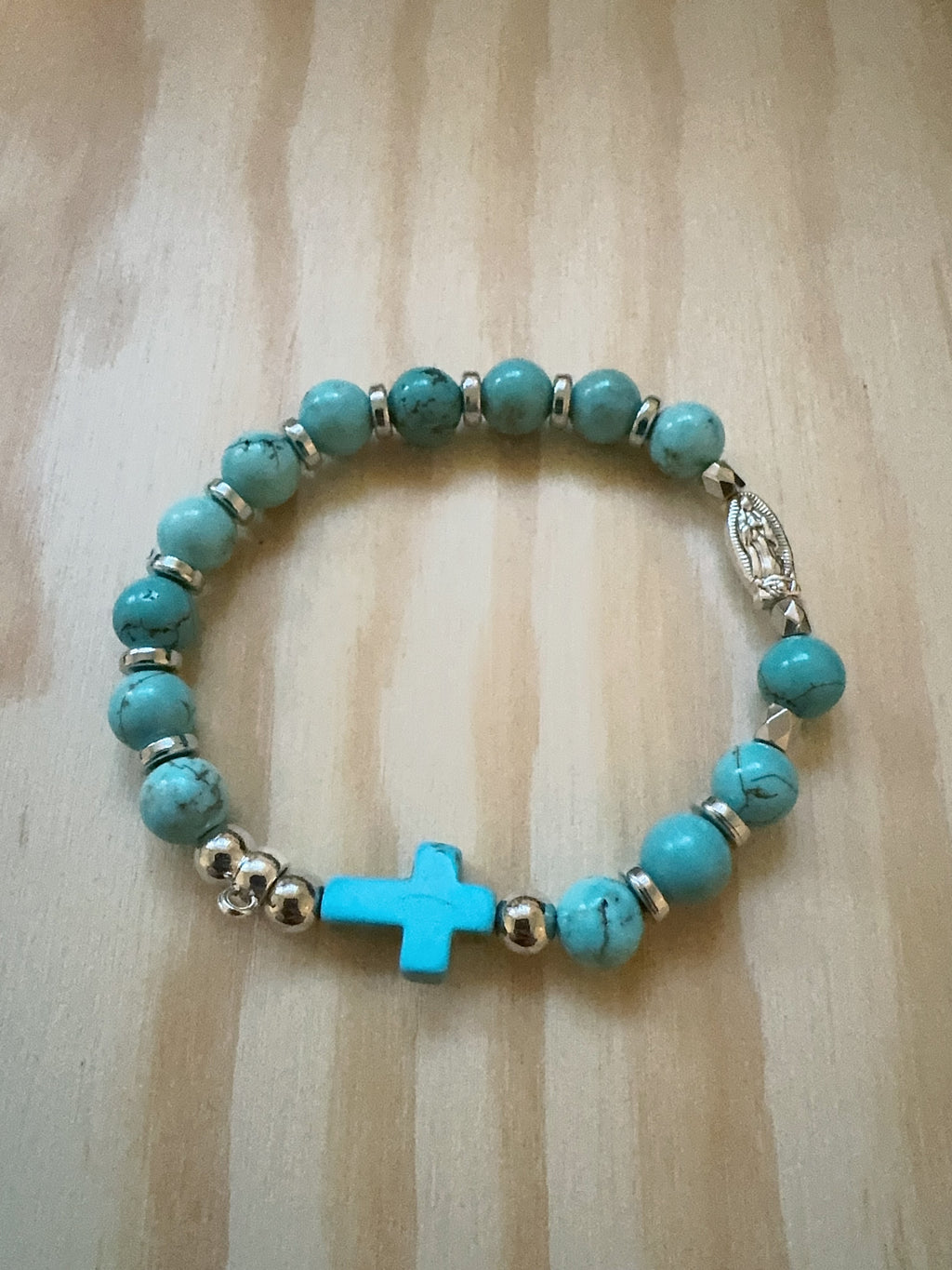 Turquoise Rosary Bracelet