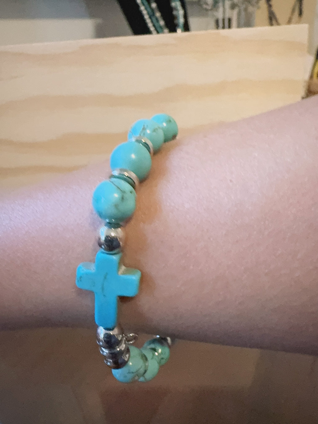 Turquoise Rosary Bracelet