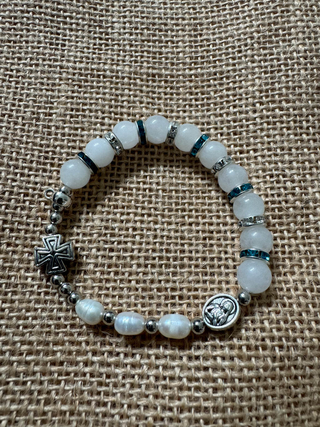 Made-To-Order Natural Gemstone Rosary Bracelet