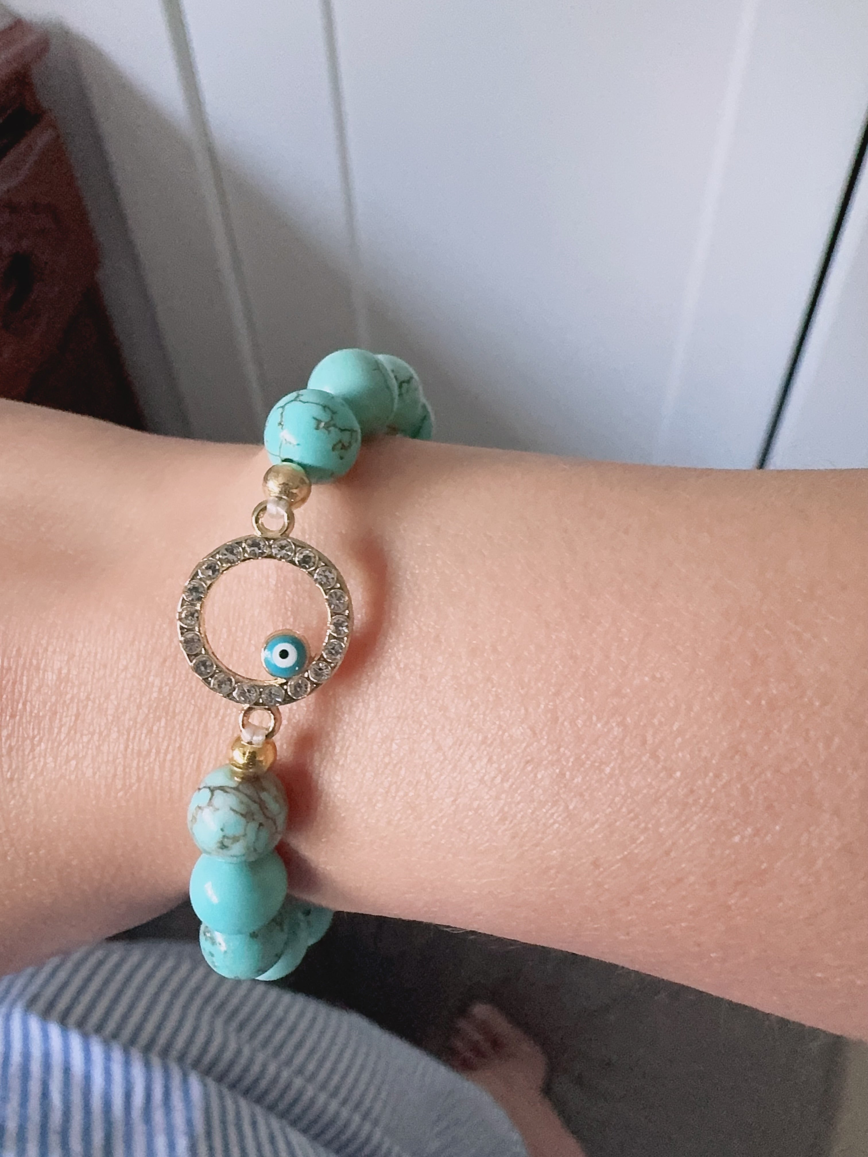 Turquoise Evil Eye Bracelet
