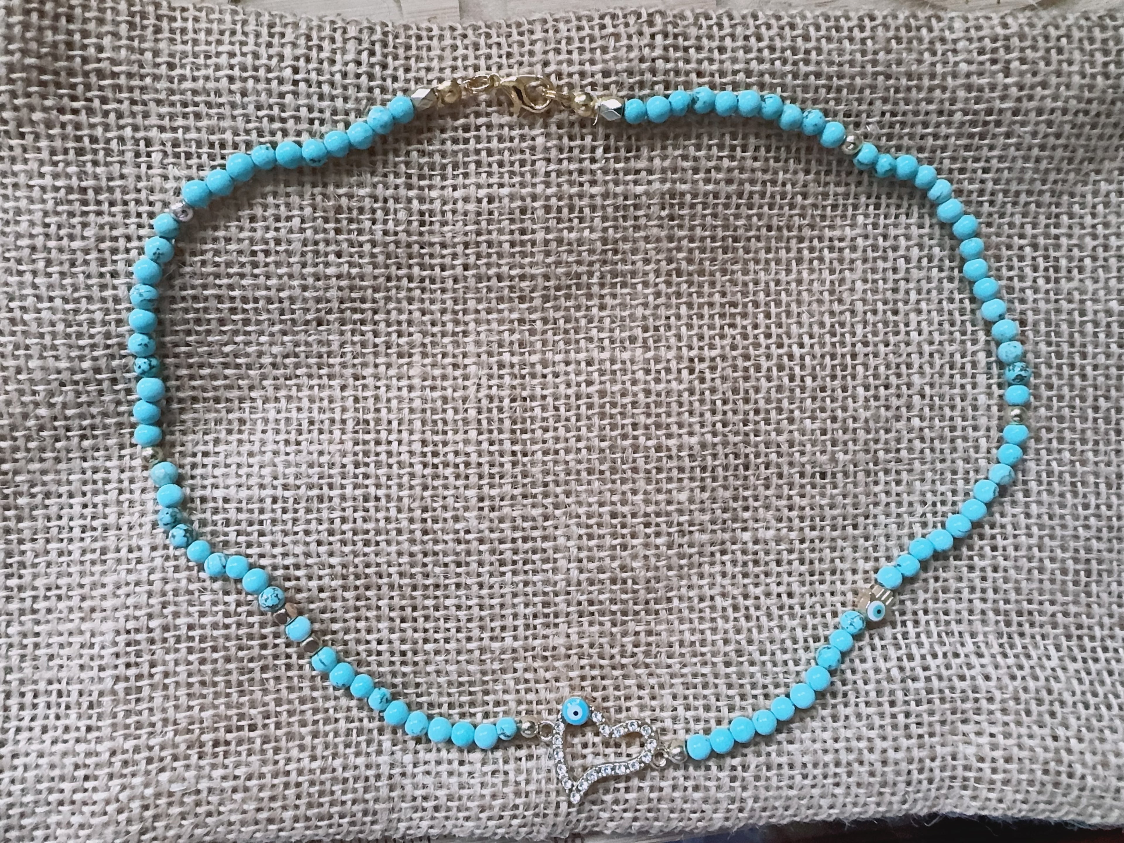 Turquoise Evil Eye Necklace