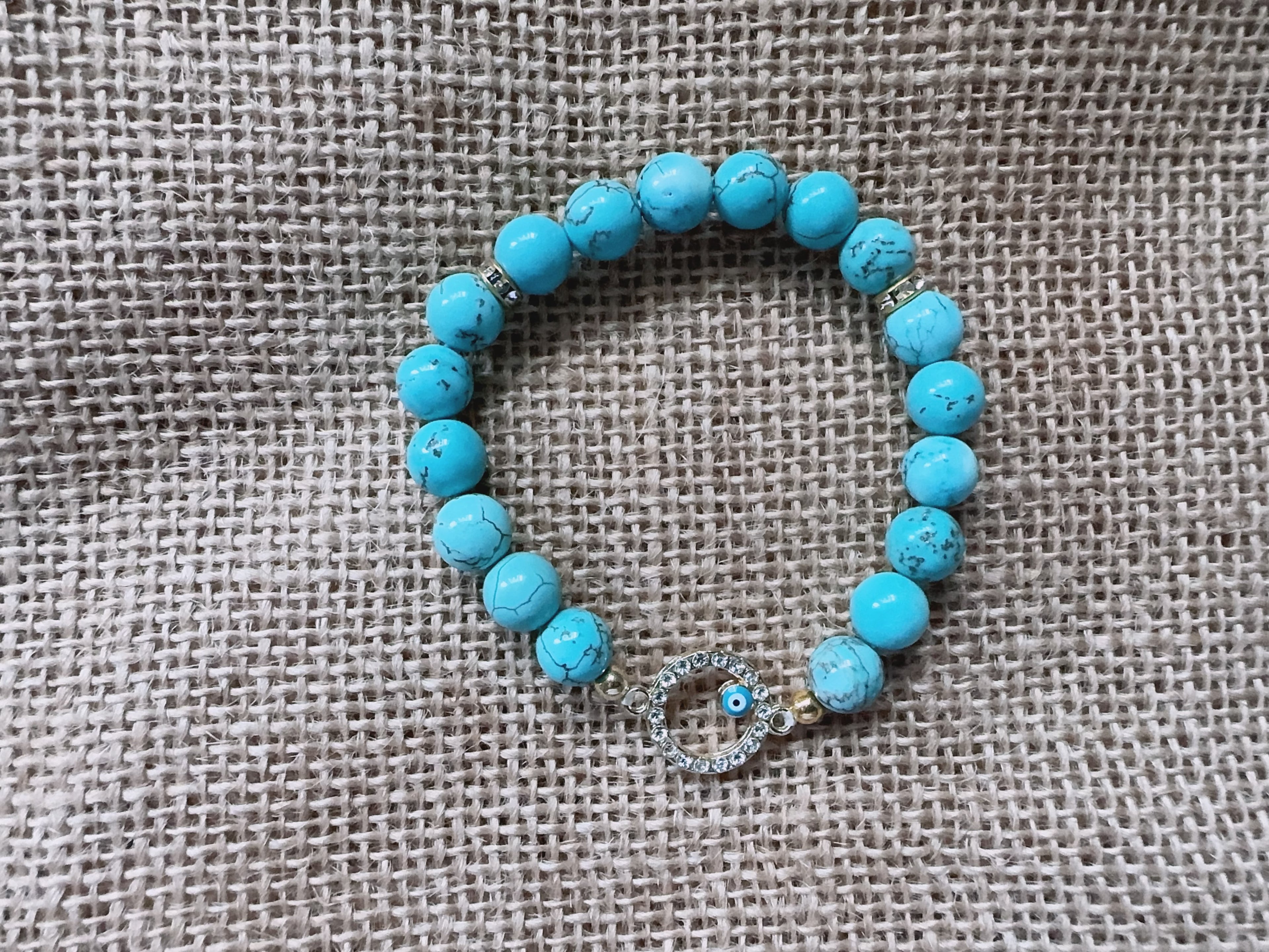 Turquoise Evil Eye Bracelet