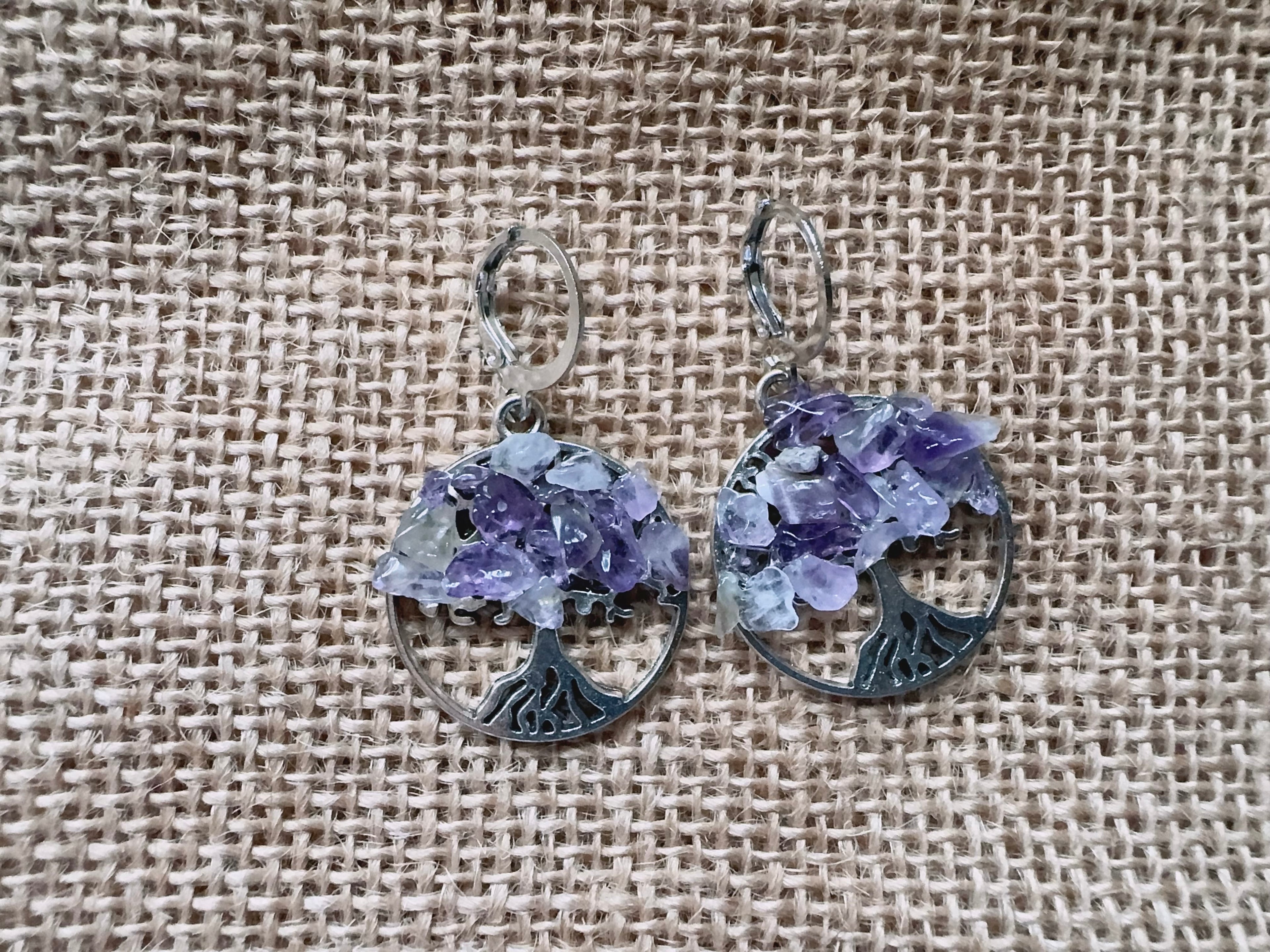 Silver Tree of Life Earrings