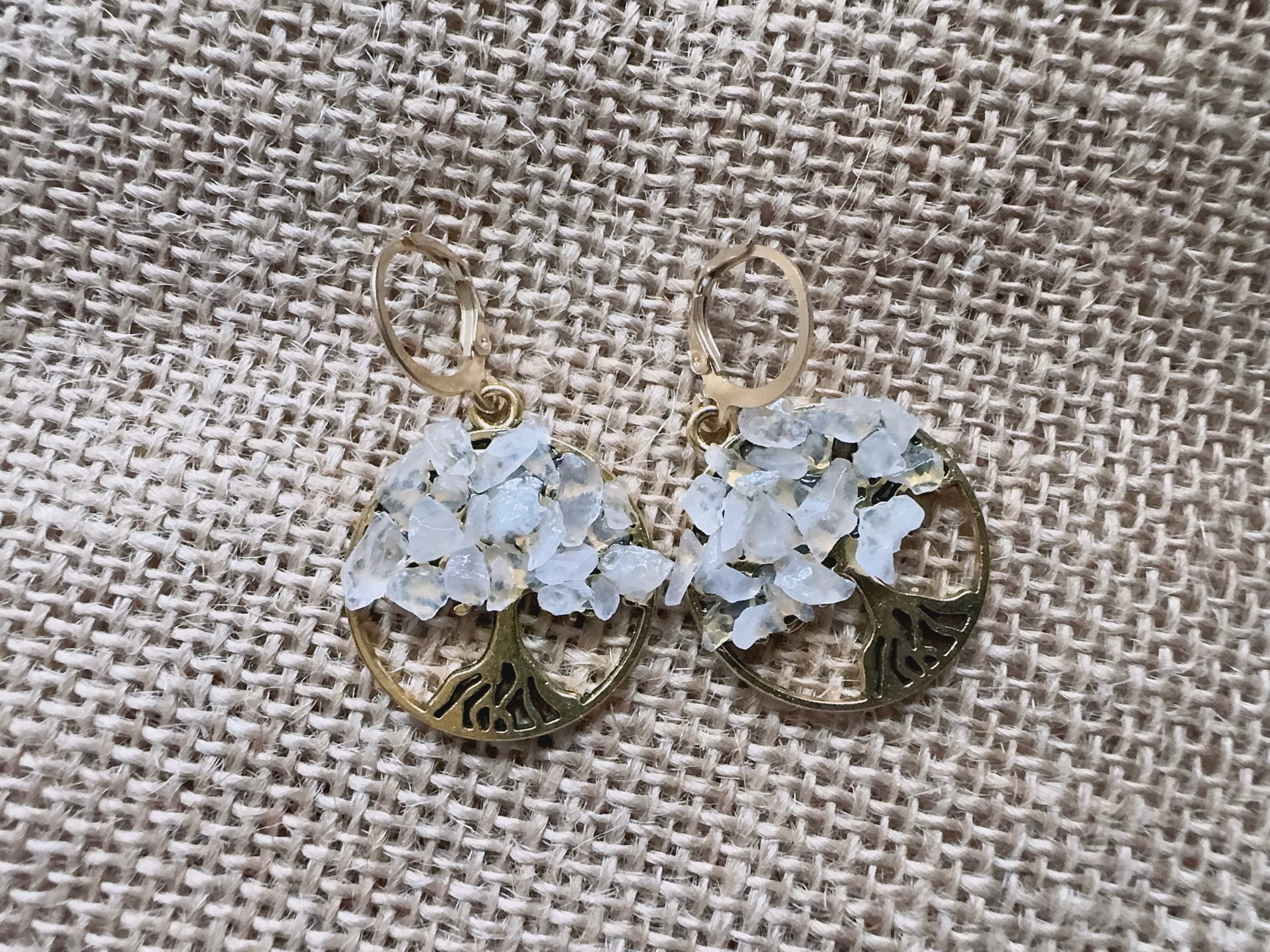 Gold Tree of Life Earrings