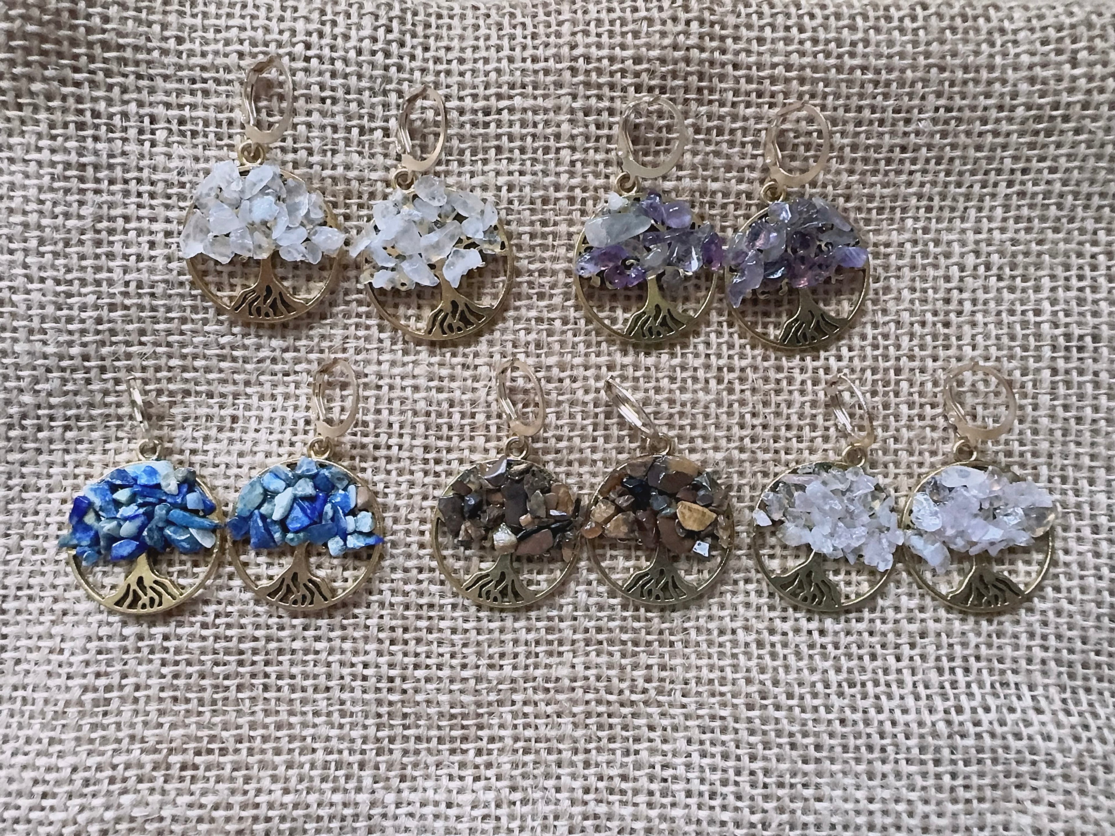 Gold Tree of Life Earrings