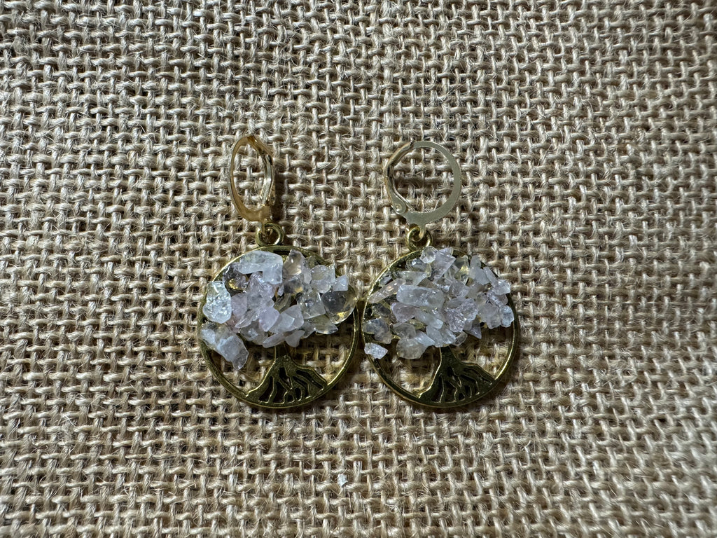 Gold Tree of Life Earrings