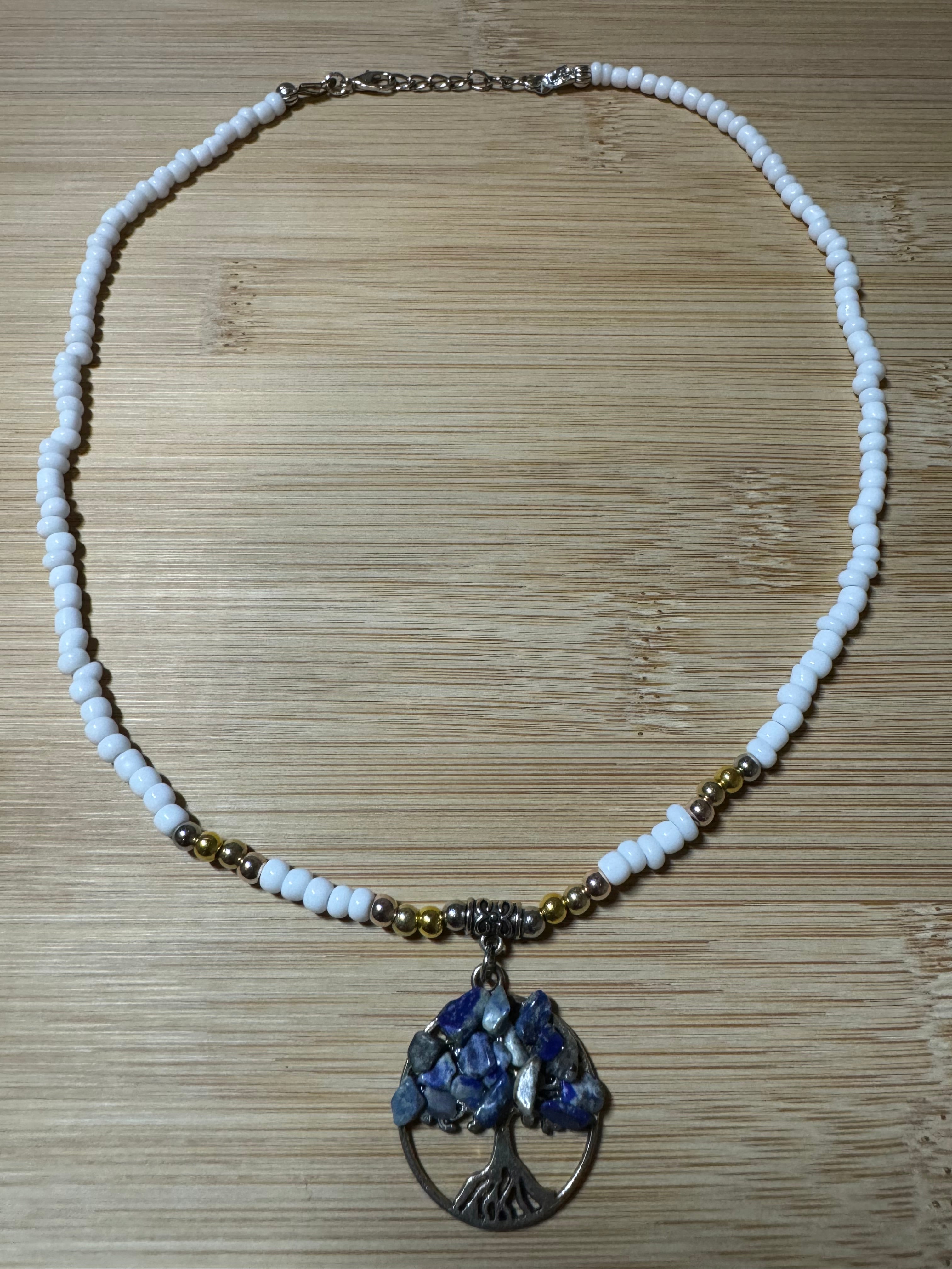 The Blue Tree Necklace