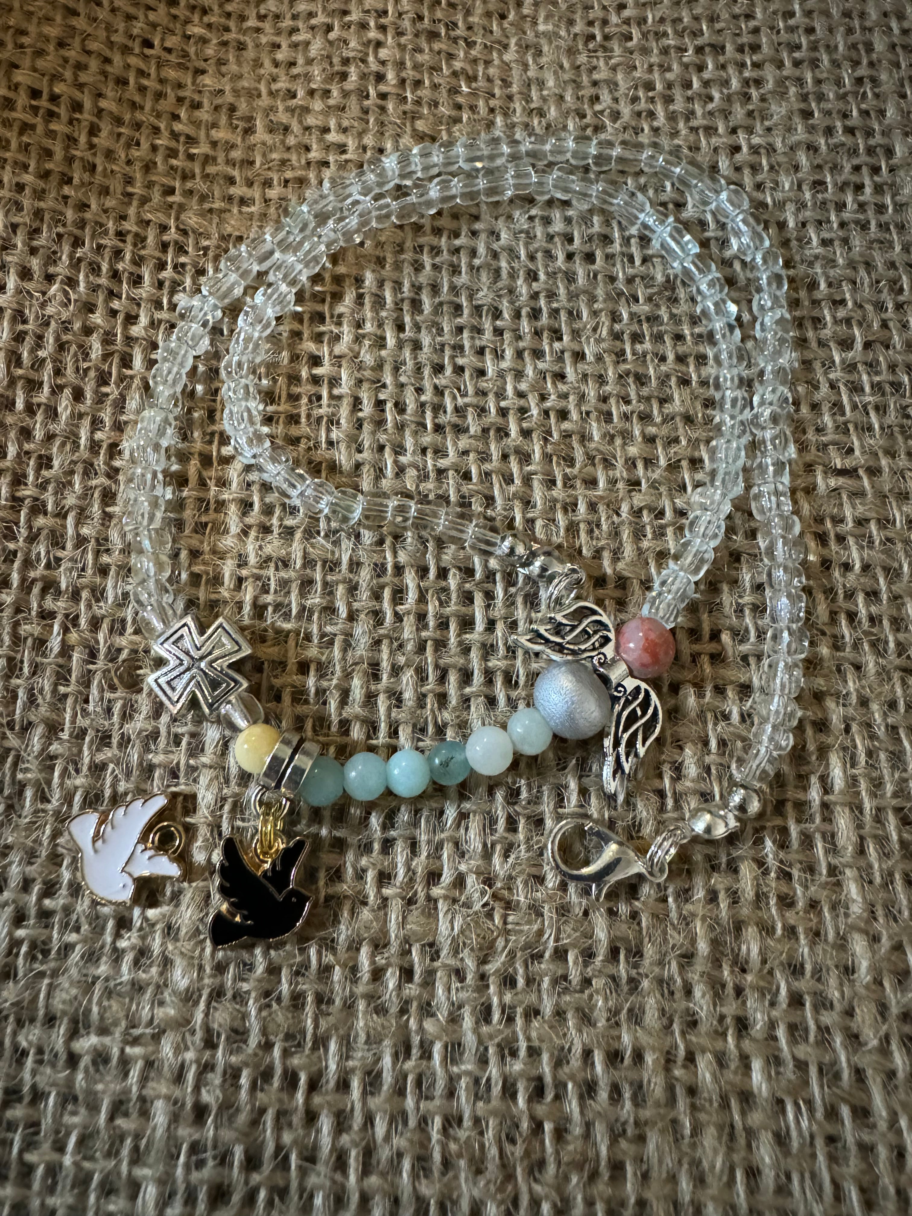 The Guardian Angel Amazonite Necklace