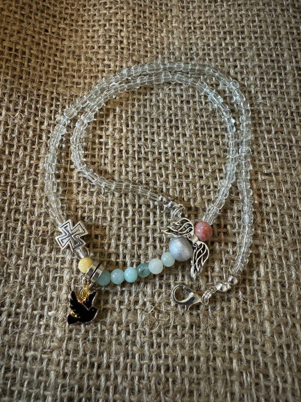 The Guardian Angel Amazonite Necklace
