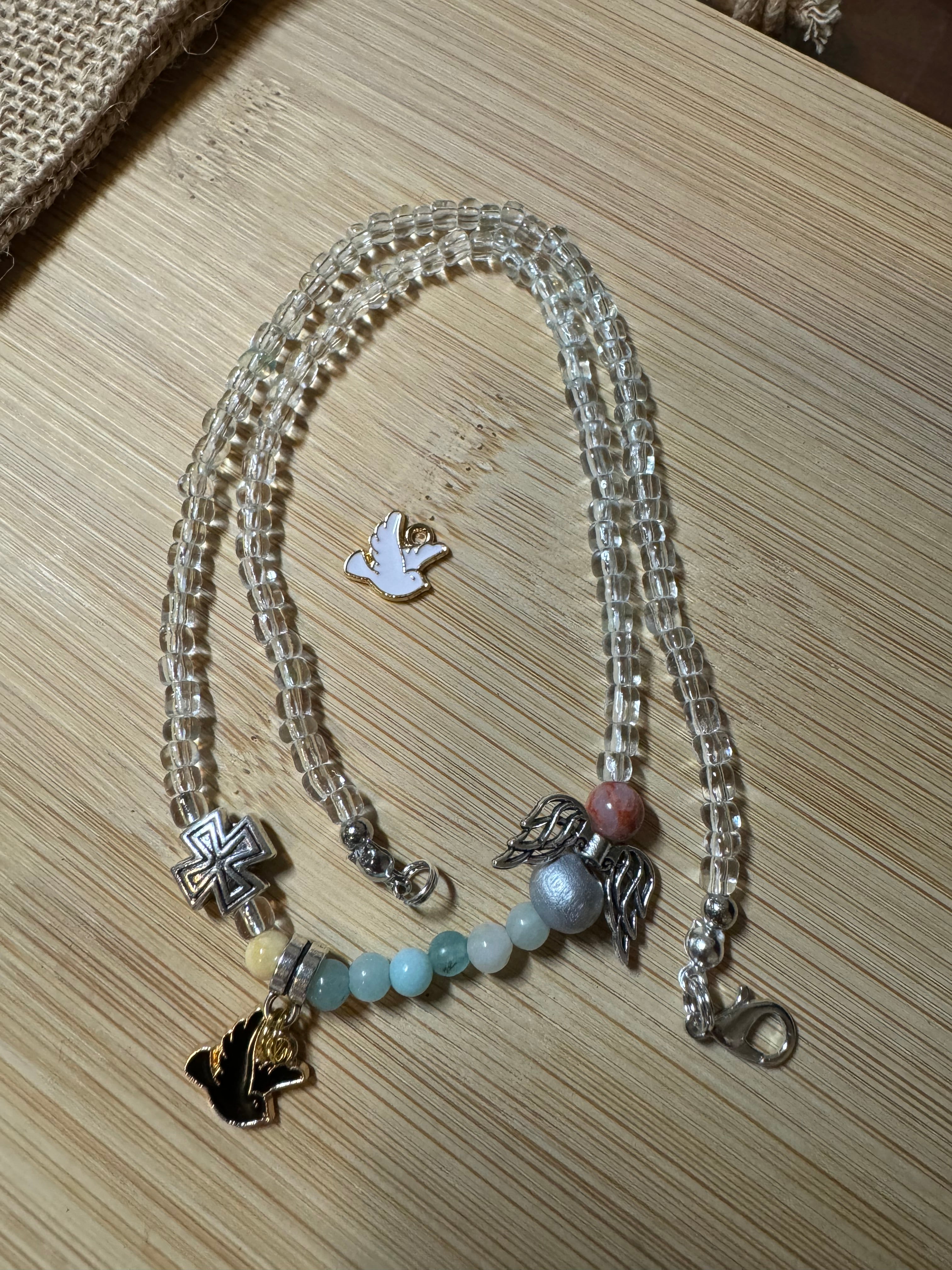 The Guardian Angel Amazonite Necklace