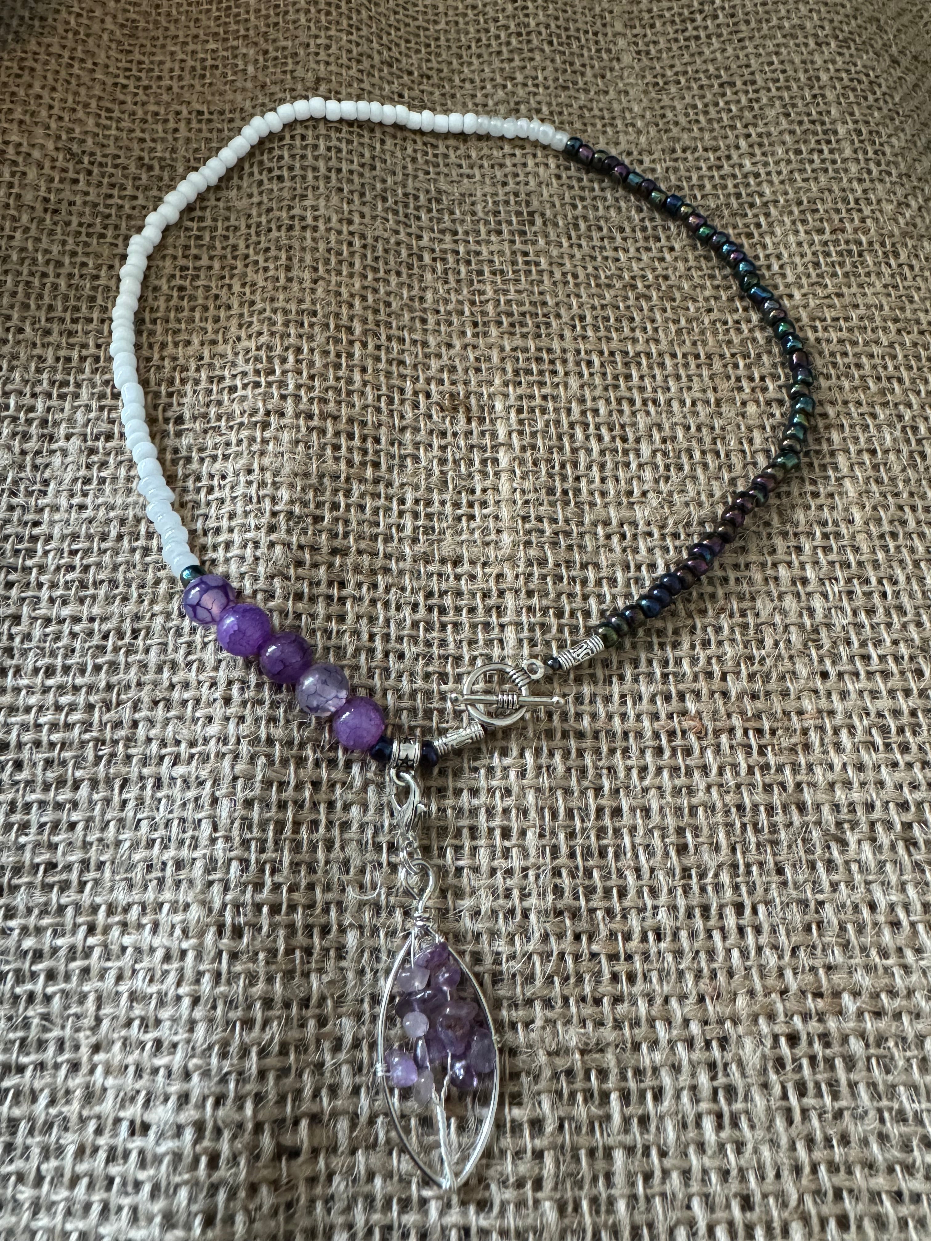 Tree of Life Collection - The Purple Tree Necklace