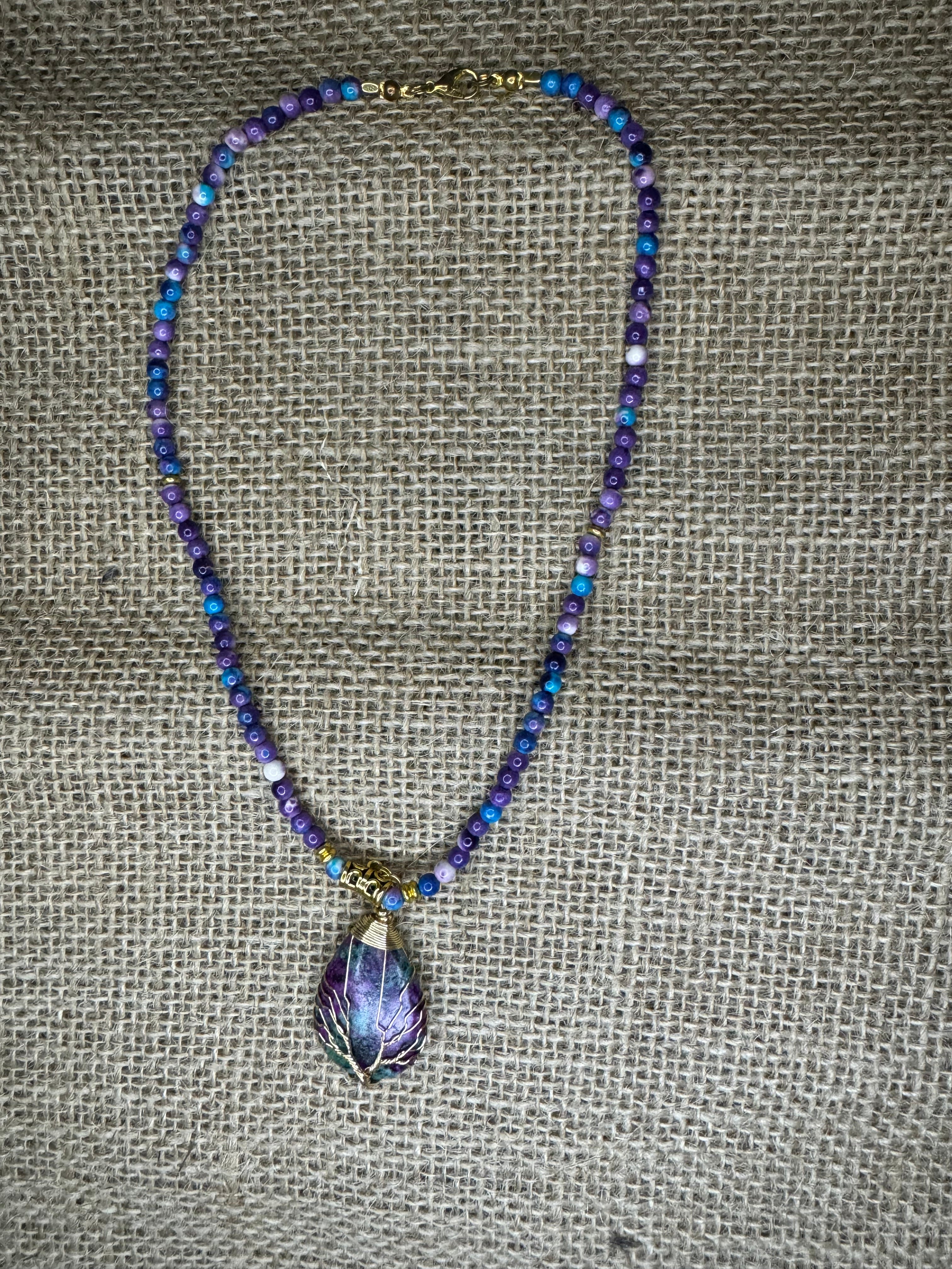 Tree of Life Collection - The Purple Tree Necklace