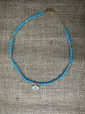 Turquoise Beaded Evil Eye Necklace