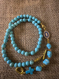 Turquoise Rosary Necklace