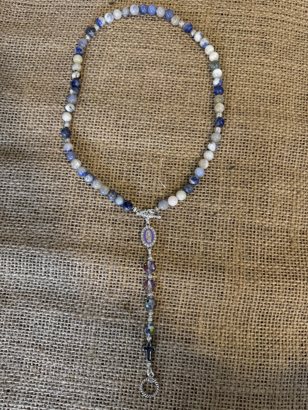 Jasper Rosary Necklace
