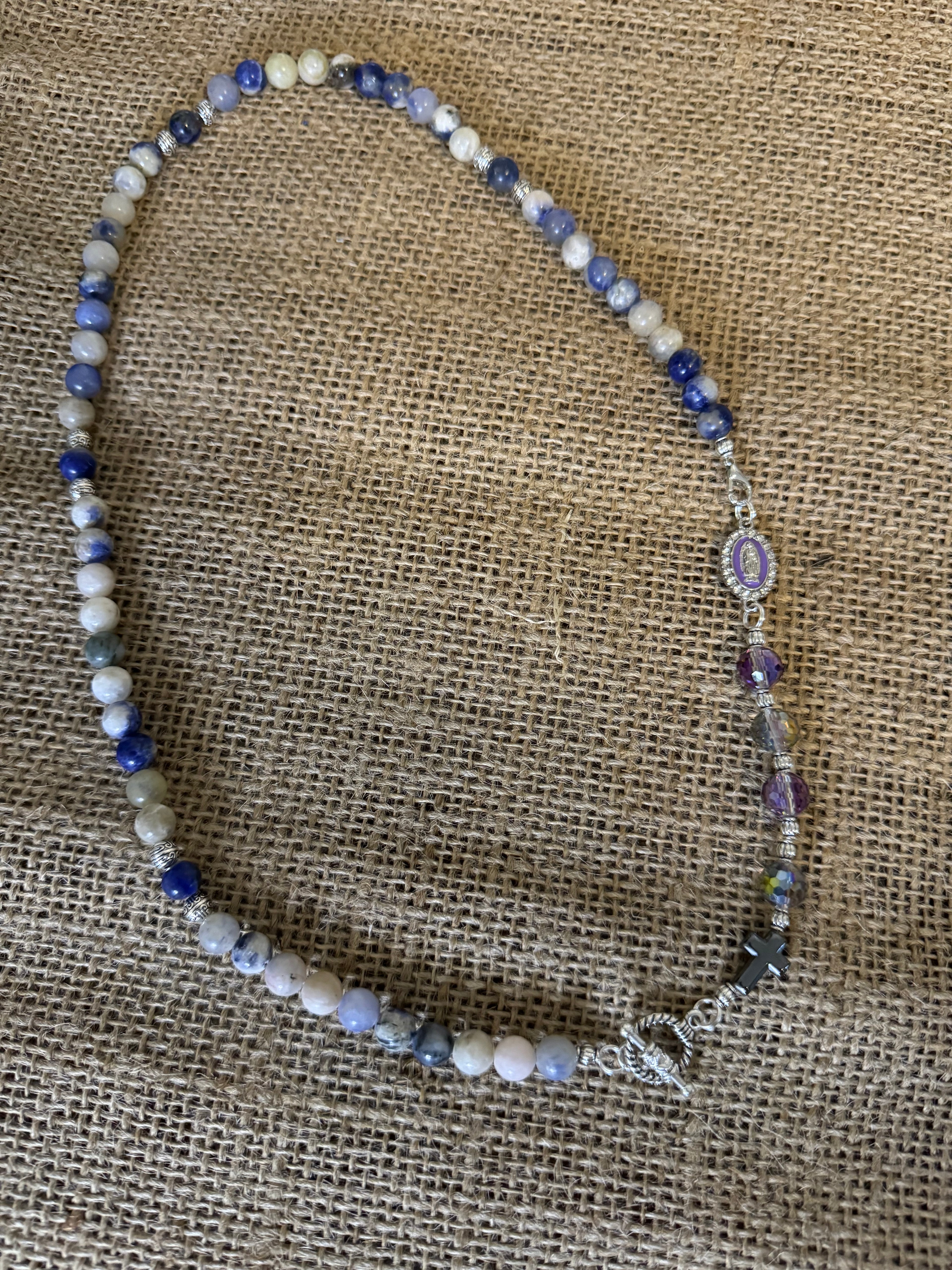Jasper Rosary Necklace