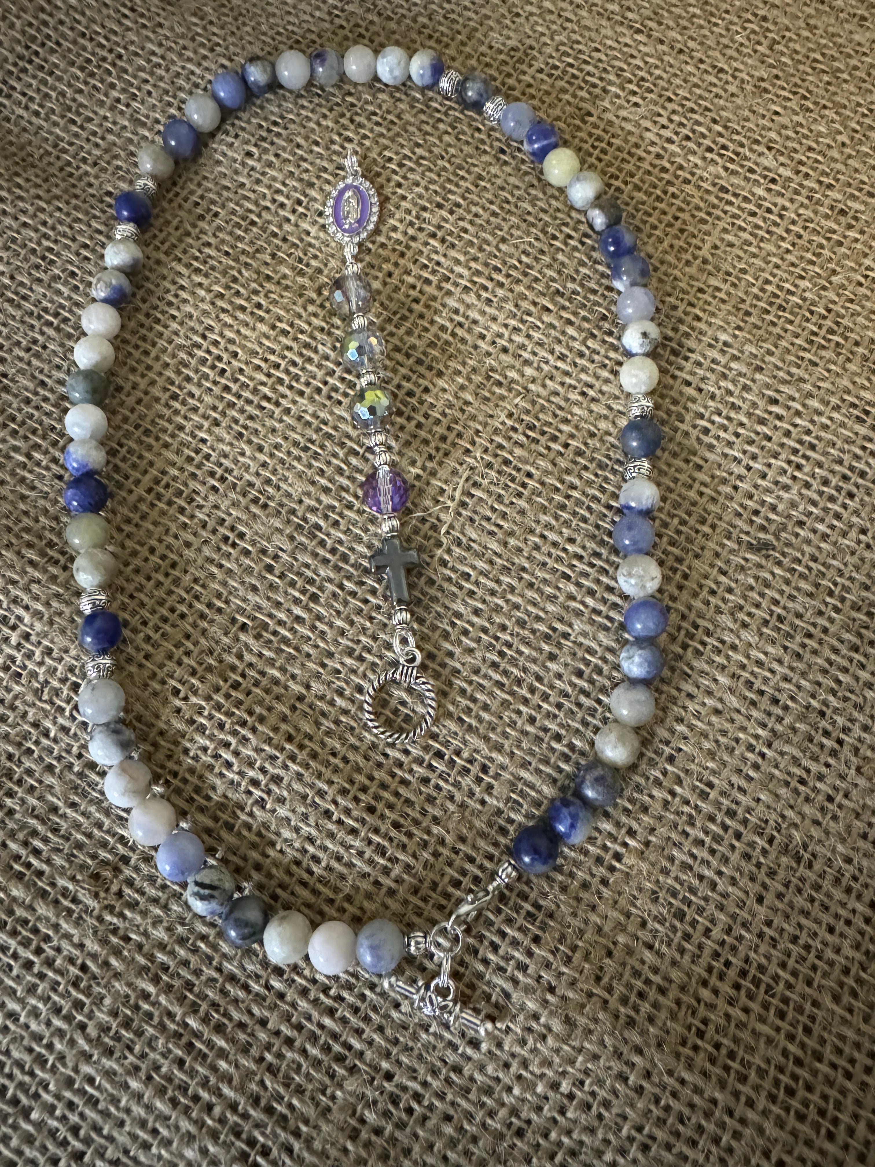 Jasper Rosary Necklace