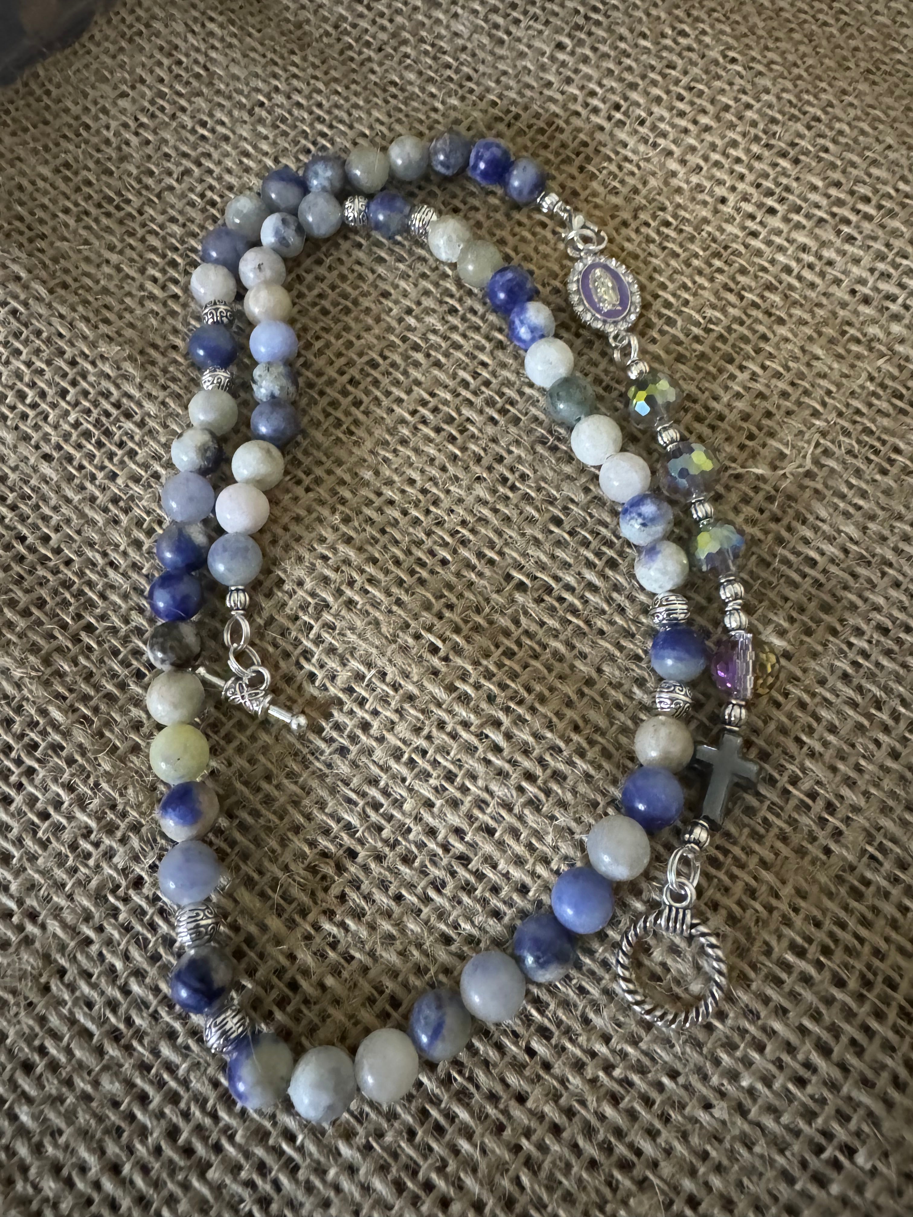 Jasper Rosary Necklace
