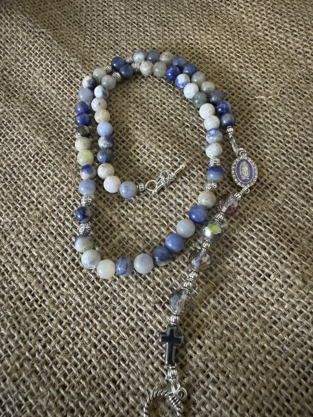 Jasper Rosary Necklace
