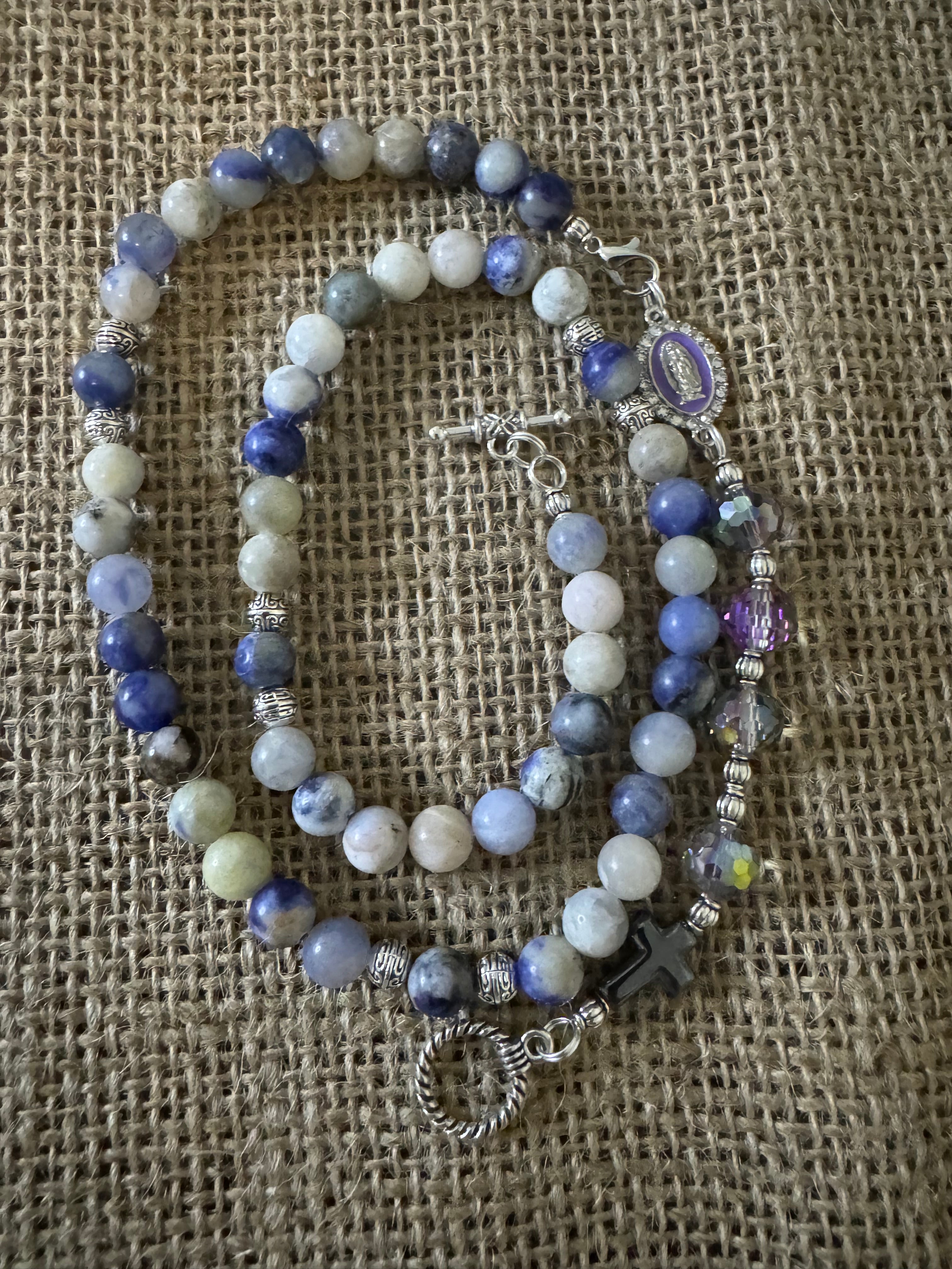 Jasper Rosary Necklace
