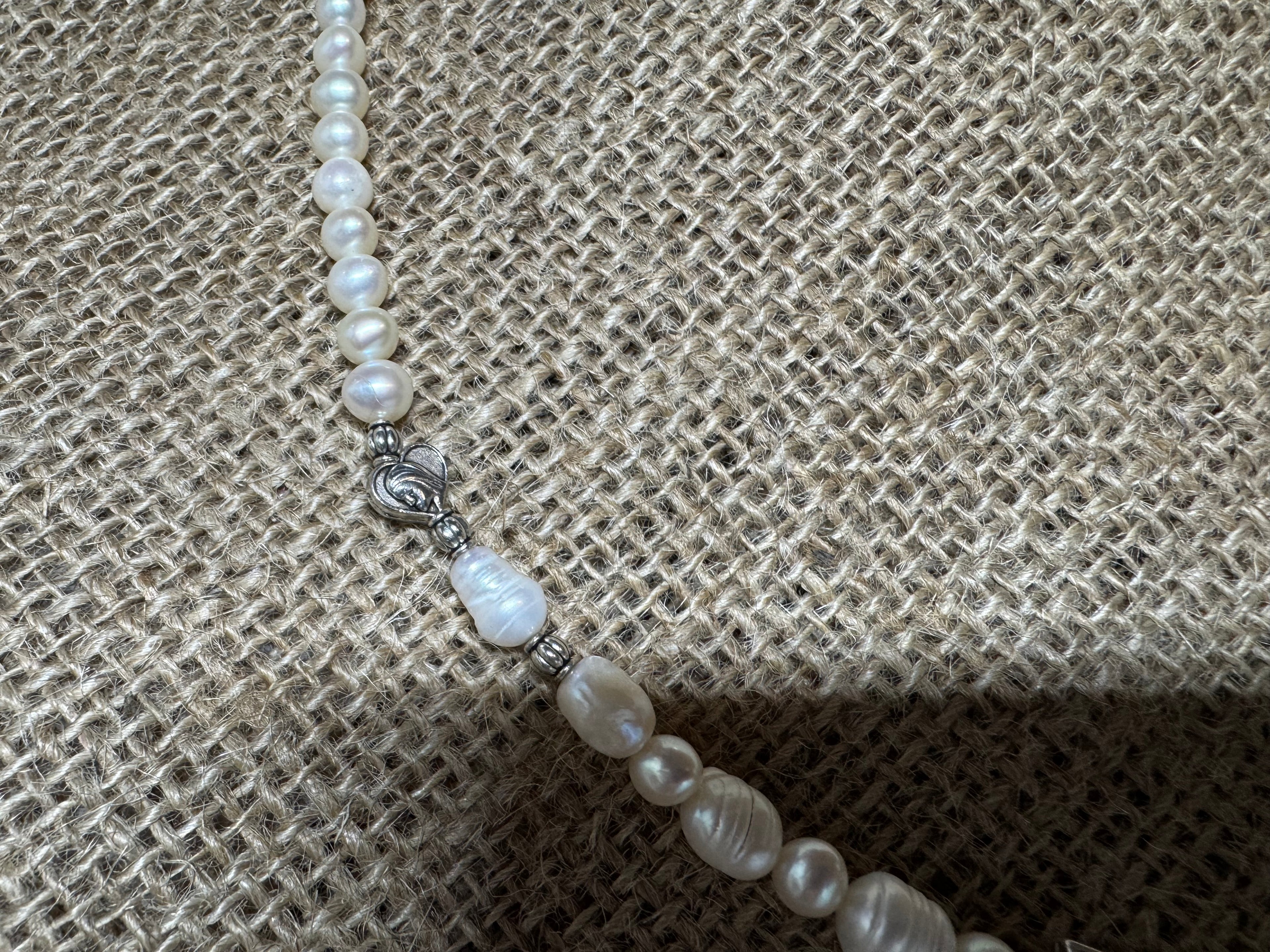Freshwater Pearl Rosary Necklace