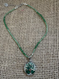 The Green Malachite Pendant Necklace