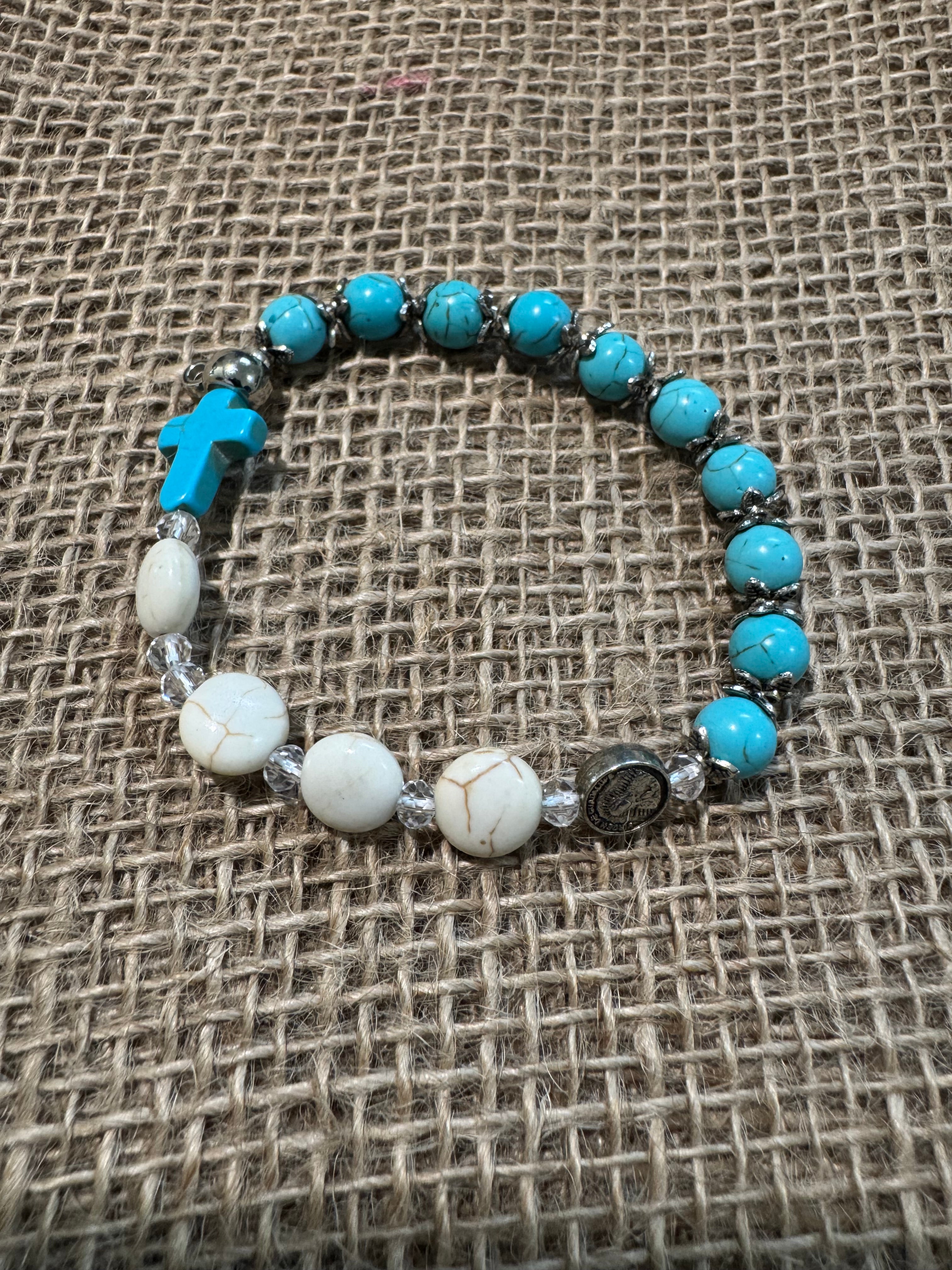 Made-To-Order Natural Gemstone Rosary Bracelet