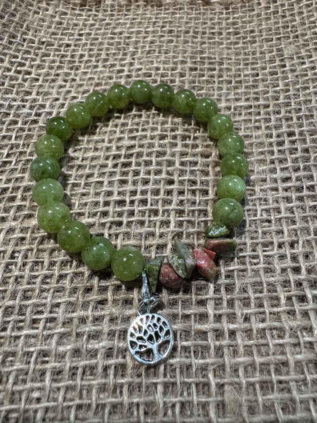 Made-To-Order Natural Gemstone Rosary Bracelet