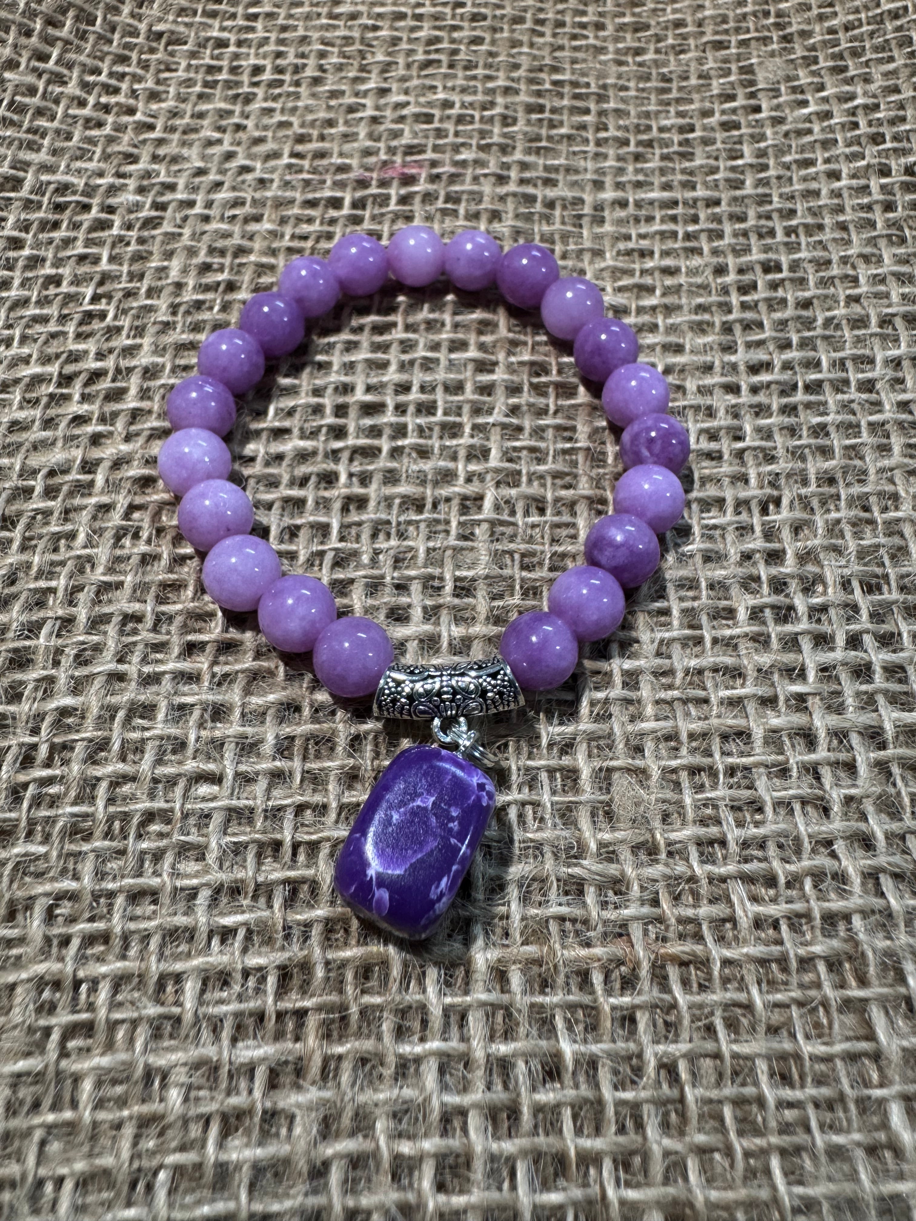 Lavender Amethyst Bracelet