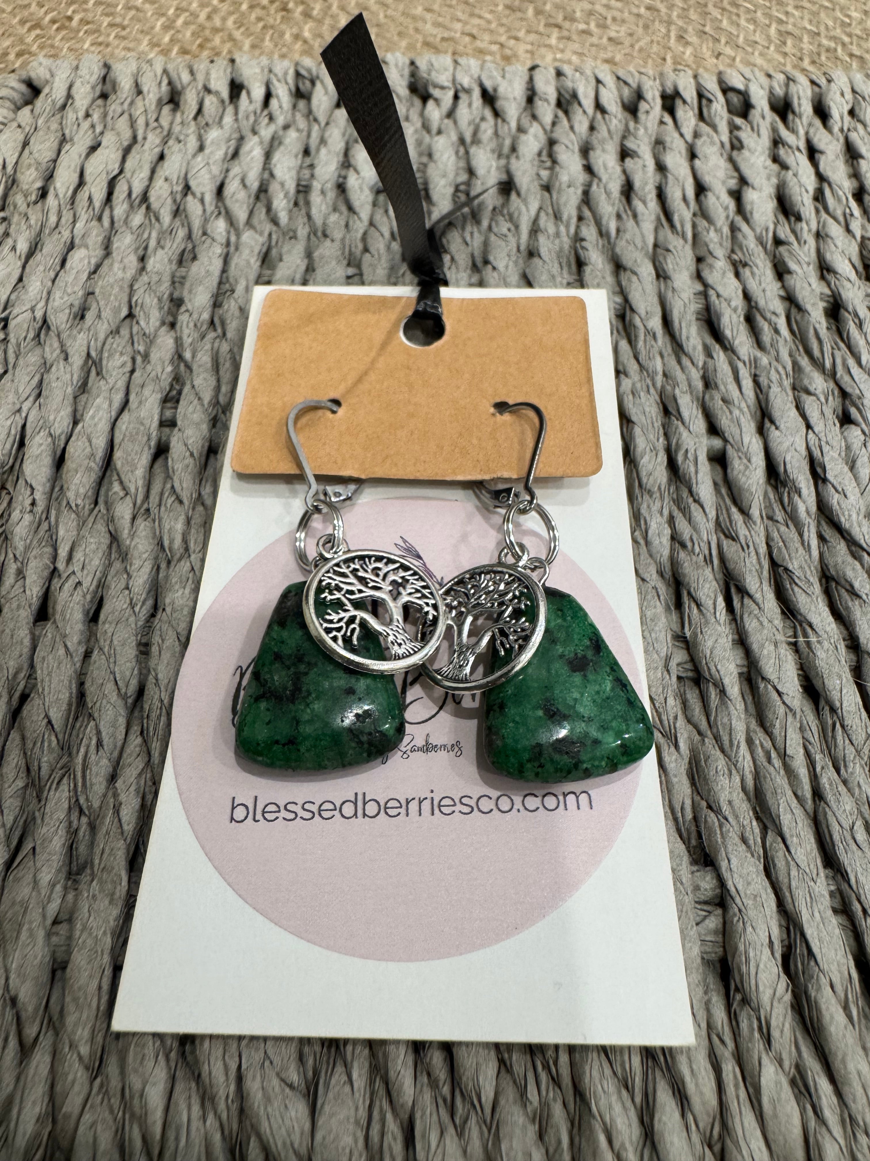 The Bloodstone Earrings