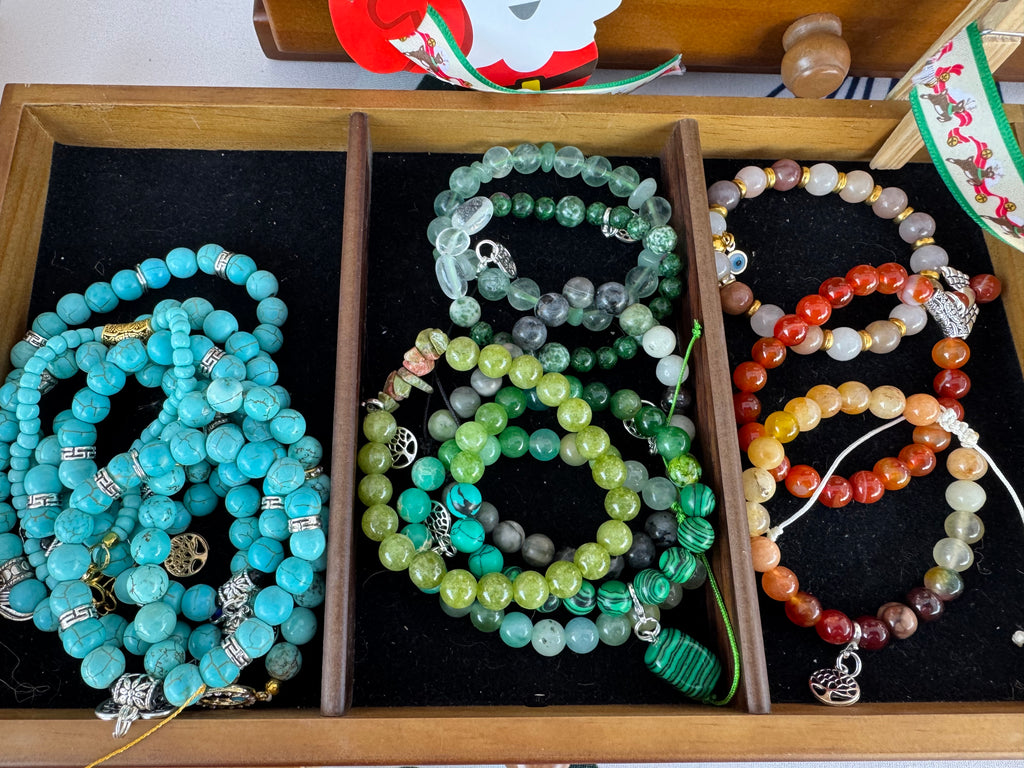 Made-To-Order Natural Gemstone Rosary Bracelet