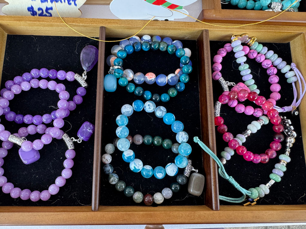 Made-To-Order Natural Gemstone Rosary Bracelet