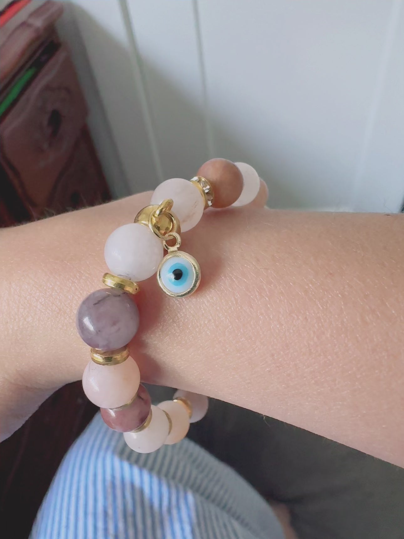 Topaz Evil Eye Bracelet