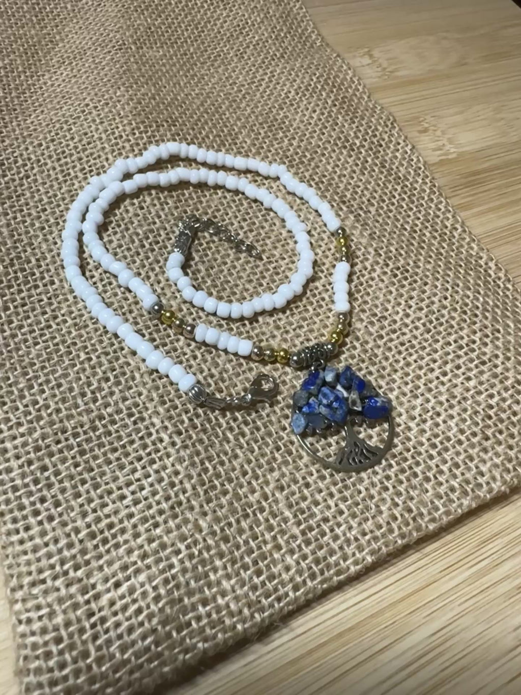 The Blue Tree Necklace