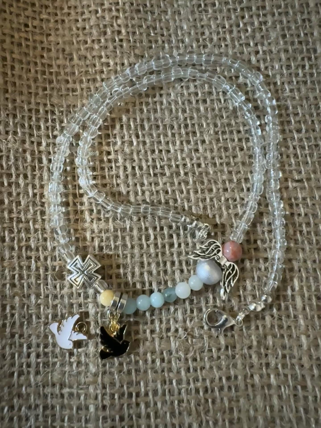 The Guardian Angel Amazonite Necklace