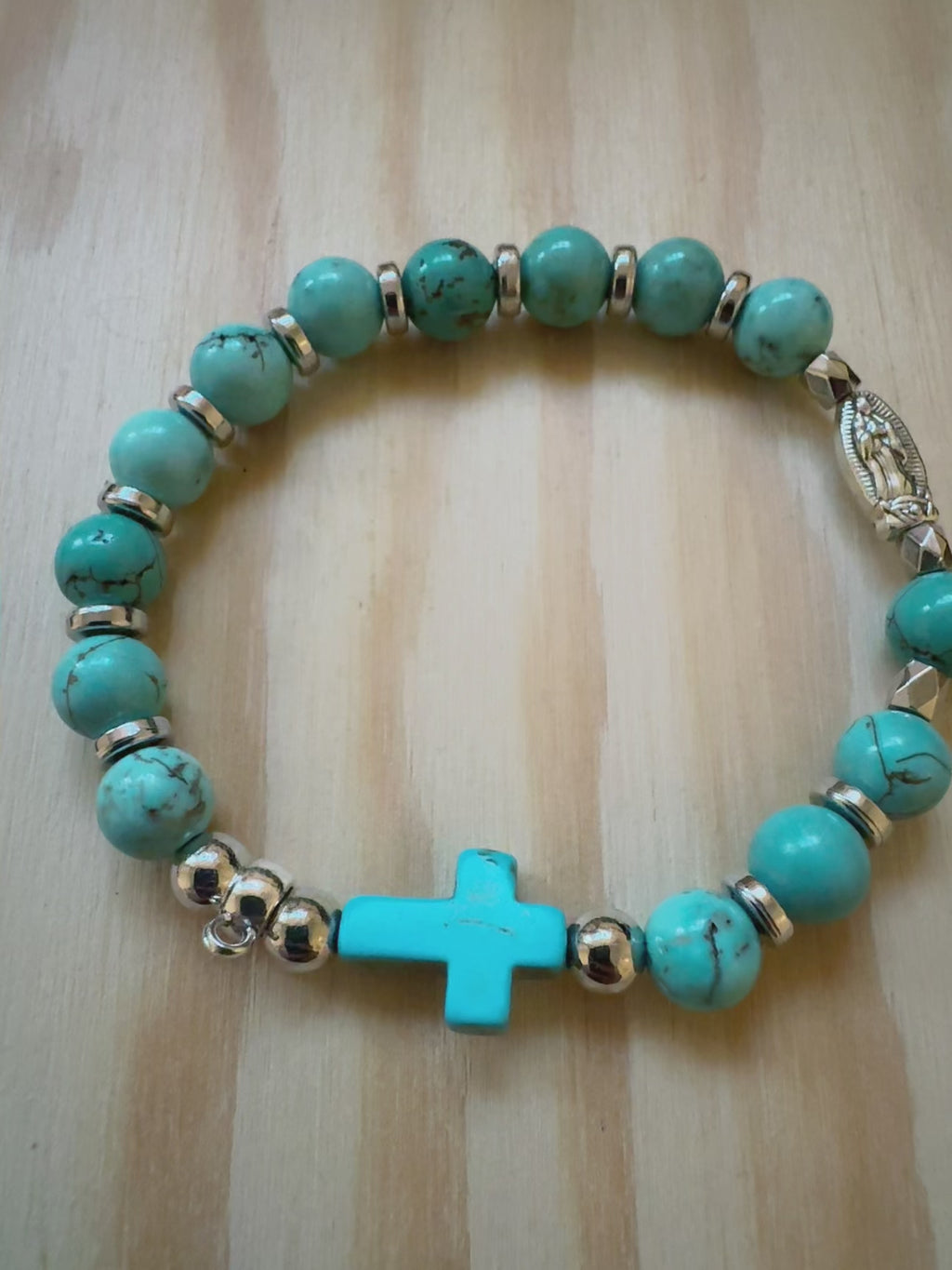 Turquoise Rosary Bracelet
