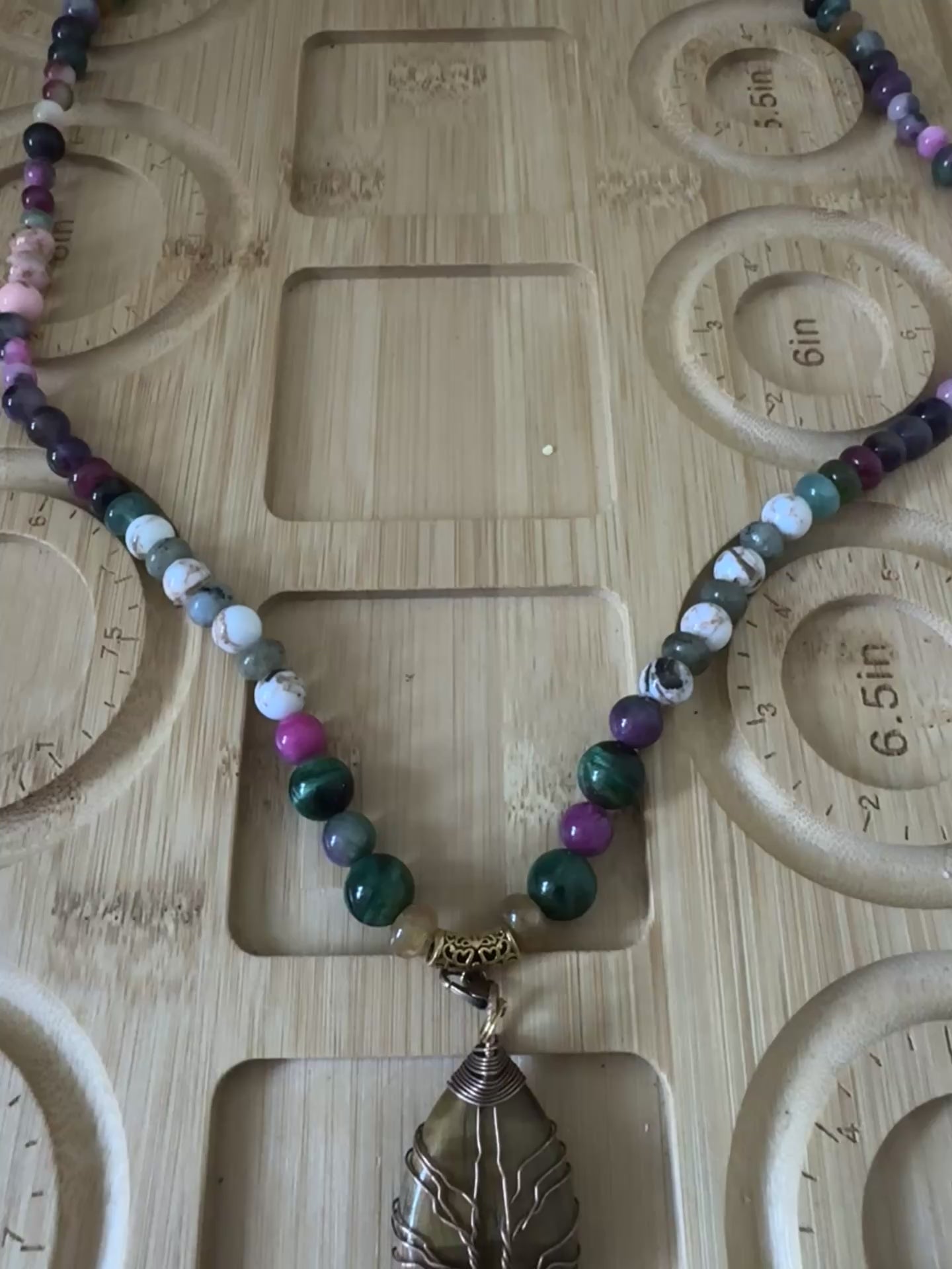 The Ashtamangala Tree of Life Necklace